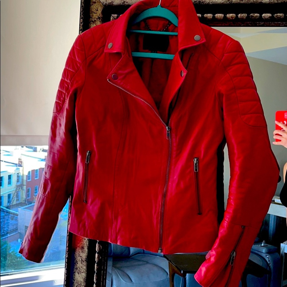 Leather Jacket, New without Tag!